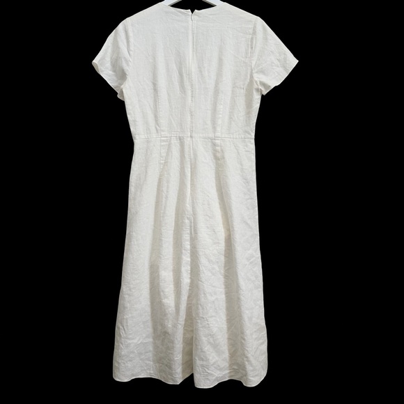 Madewell Karell Linen Blend Midi Dress - Picture 8 of 11